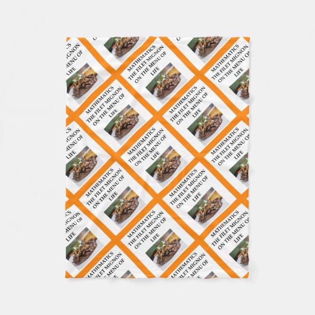 MATHE FLEECEDECKE (Vorderseite)