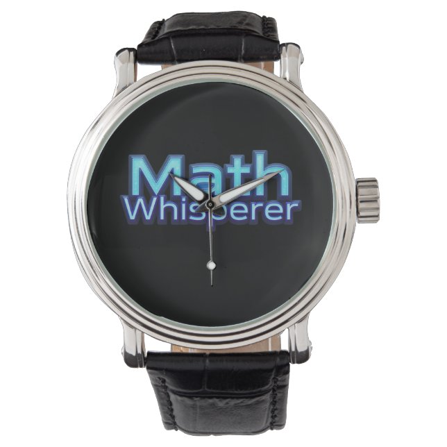 Mathe Flüsterer Armbanduhr (Vorderseite)