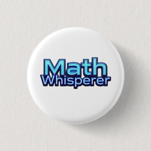 Mathe Flüsterer Button (Vorderseite)