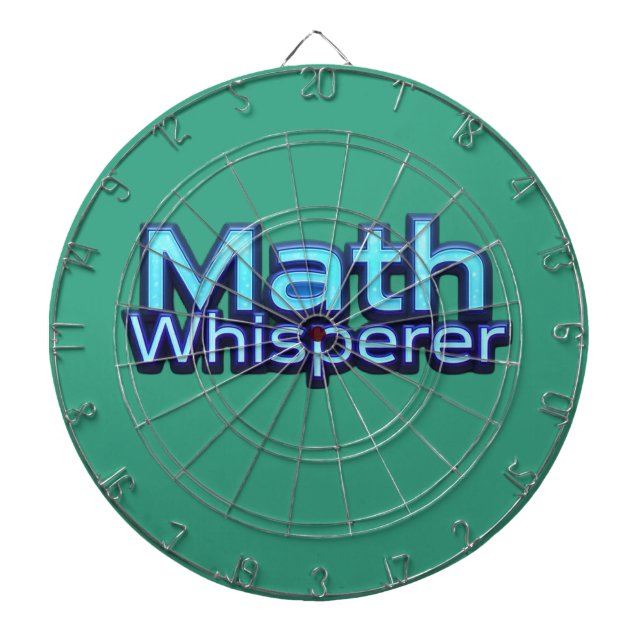 Mathe Flüsterer Dartscheibe (vorne)