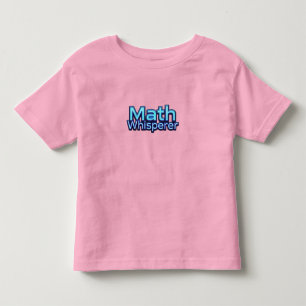 Mathe Flüsterer Kleinkind T-shirt