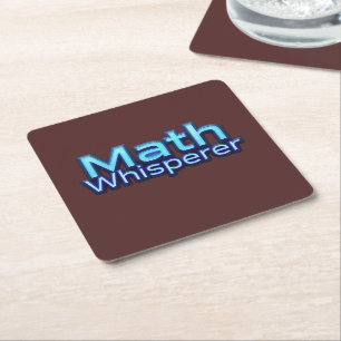 Mathe-Flüsterer Rechteckiger Pappuntersetzer