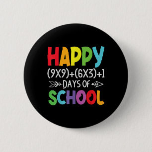 Mathe Formel 100 Tage der Schule Geschenke Mathema Button