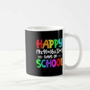 Mathe-Formel 100 Tage Schul-Shirt Mathe-Lehrer Kaffeetasse