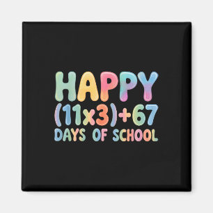 Mathe-Formel 100 Tage Schule Lustig 67 Meme Lehrer Magnet
