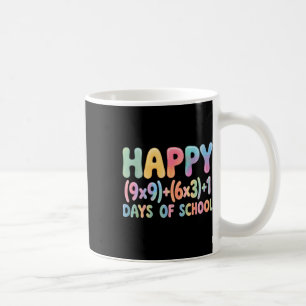 Mathe-Formel 100 Tage Schule Lustige Gleichung Tee Kaffeetasse
