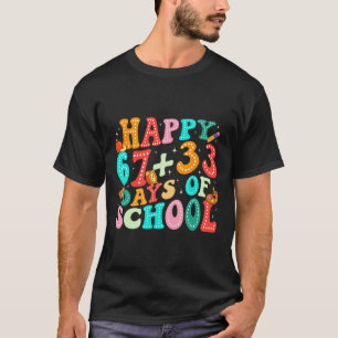Mathe-Formel 100 Tage Schule Lustiger Lehrer 67 1 T-Shirt