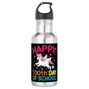 Mathe-Formel 100 Tage Schule Lustiger Mathe-Lehrer Edelstahlflasche