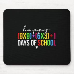 Mathe-Formel 100 Tage Schule Lustiger Mathe-Lehrer Mousepad