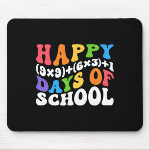 Mathe-Formel 100 Tage Schule Lustiger Mathe-Lehrer Mousepad