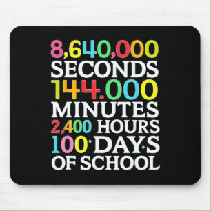 Mathe-Formel 100 Tage Schule Mathe-Lehrer Kinder  Mousepad