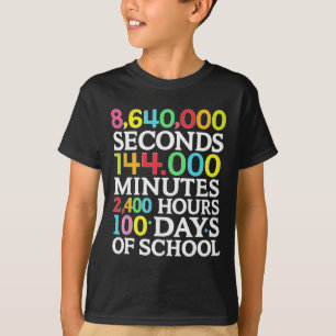 Mathe-Formel 100 Tage Schule Mathe-Lehrer Kinder T-Shirt