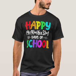 Mathe-Formel 100 Tage Schule Mathelehrer 100t T-Shirt
