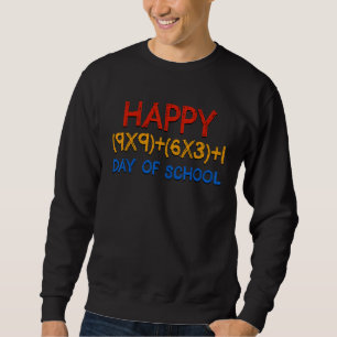Mathe Formel 100 Tage T-Shirt Lehrerin Boy Gi Sweatshirt