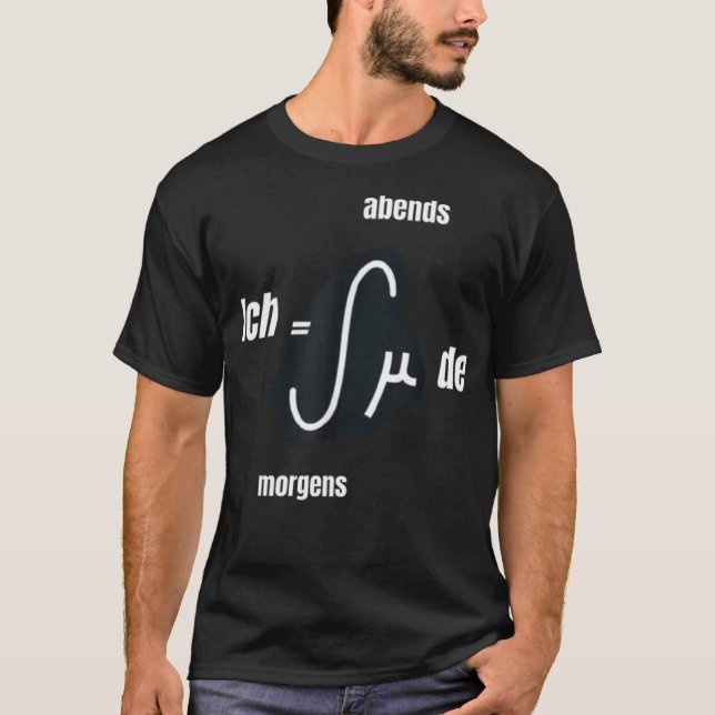 Mathe Formel Physik Integral Kinderfunkspiel T-Shirt (Vorderseite)