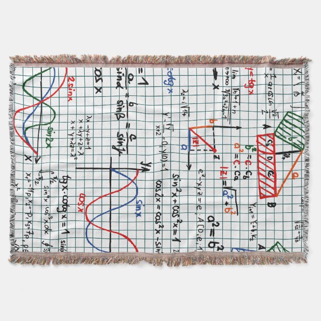 Mathe-Formel-Zahlen Decke (Vorderseite)