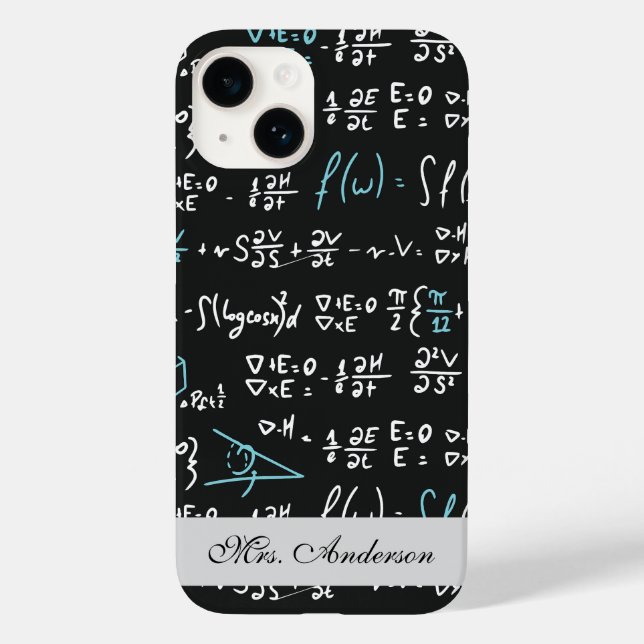 Mathe-Formeln Case-Mate iPhone Hülle (Rückseite)