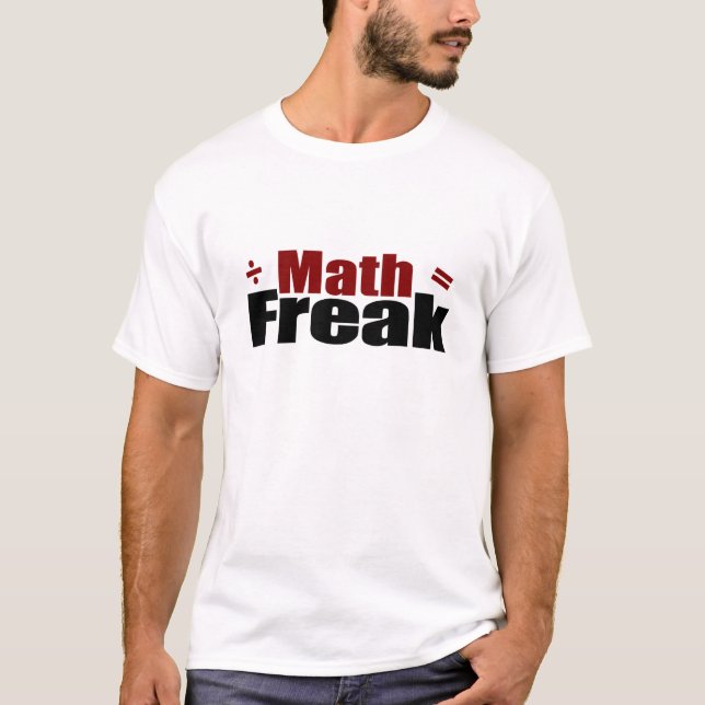 Mathe-Freak T-Shirt (Vorderseite)