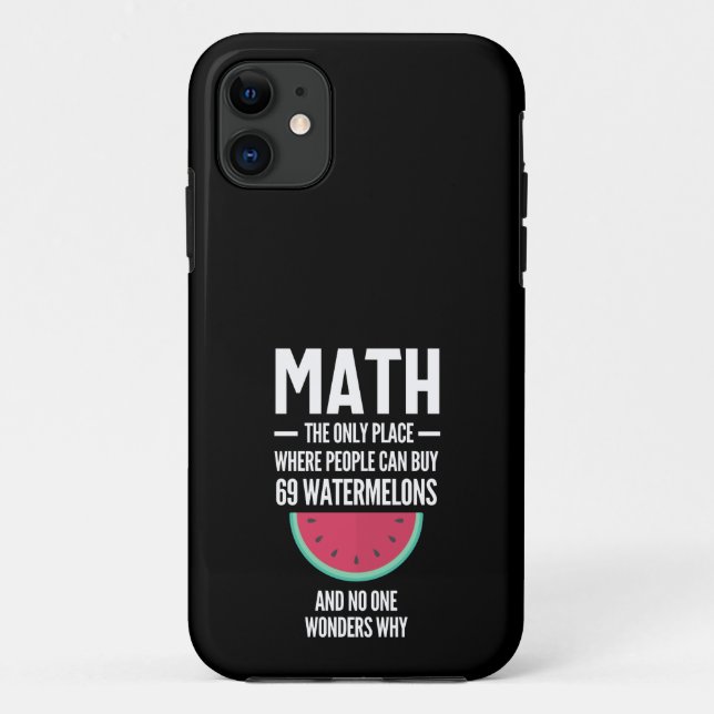 Mathe. Funny Math Sarcasm Quote Geschenk Case-Mate iPhone Hülle (Rückseite)