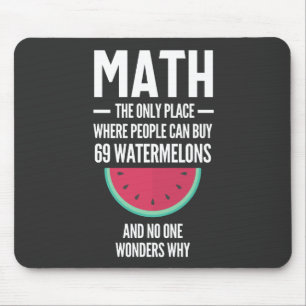 Mathe. Funny Math Sarcasm Quote Geschenk Mousepad