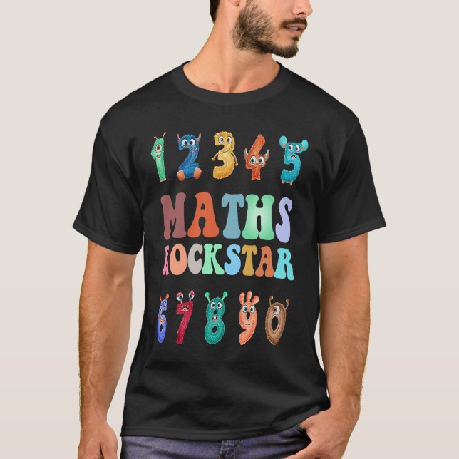 Mathe für Kinder Jungen oder Mädchen  Niedliche Mo T-Shirt (Vorderseite)