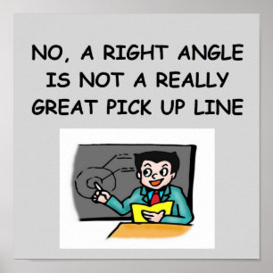 Mathe-Geek-Witzposter Poster