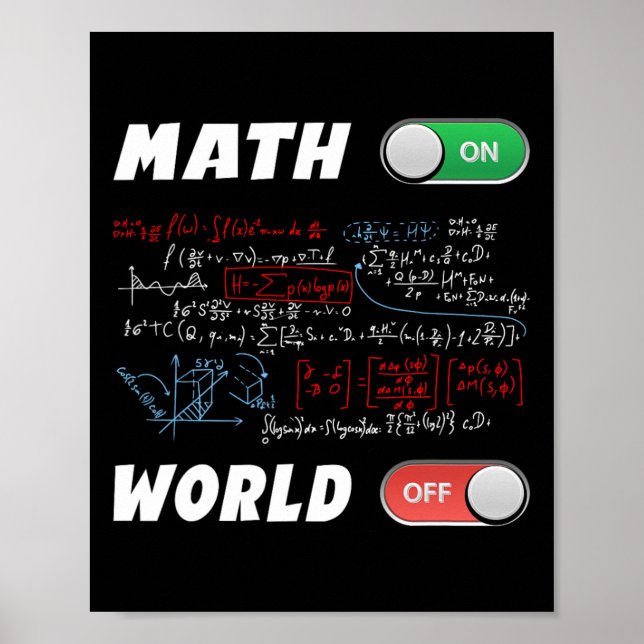 Mathe Geeks Pi Day Mathematik auf der Welt von Pha Poster (Vorne)