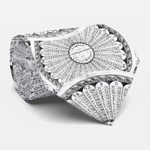 Mathe-Genie Steampunk Vermehrungs-Tabelle Krawatte