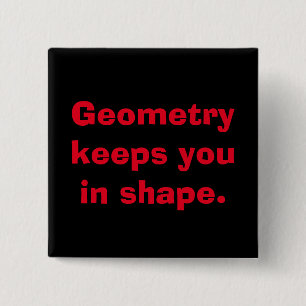 Mathe-Geometrie-Knopf Button