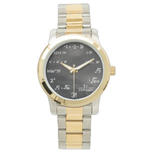 Mathe-Gleichungs-Uhr Armbanduhr