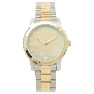 Mathe-Gleichungs-Uhr für Mathematik-Aussenseiter  Armbanduhr