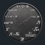 Mathe-Gleichungs-Uhr (Schwarzes) Große Wanduhr<br><div class="desc">Dieses ist,  wie Aussenseiter die Zeit sehen! Inspiriert vom der großer Knall-der Sheldon Theorie Fassbinder. Einige konnten sie auch nennen Sheldon Fassbinder-Uhr: D</div>