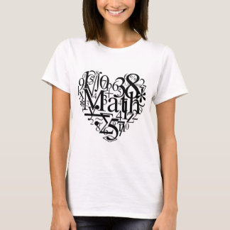 Mathe-Herz T-Shirt