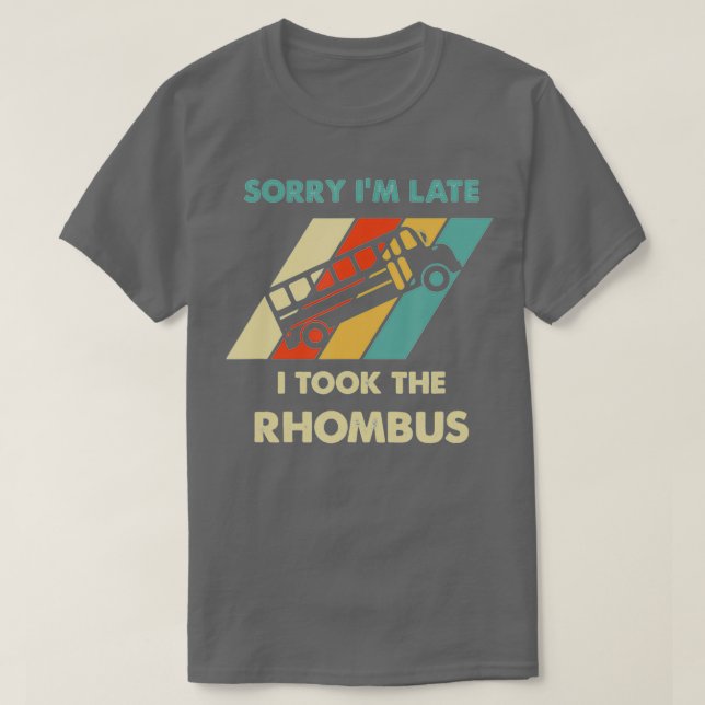 Mathe ich nahm den Rhombus Funny Mah Nerd T-Shirt (Design vorne)