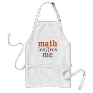 Mathe InPIres ich Schürze