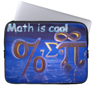 Mathe ist cool laptopschutzhülle