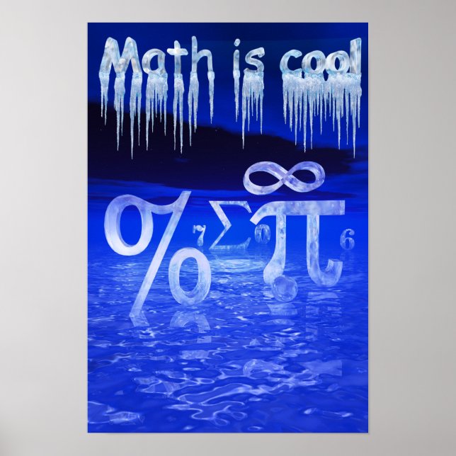 Mathe ist Cool! Poster (Vorne)