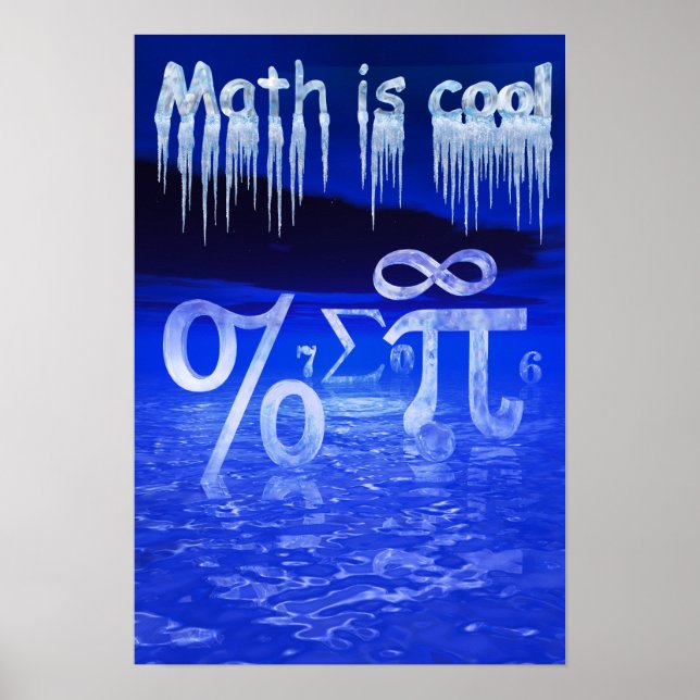 Mathe ist Cool! Poster (Vorne)