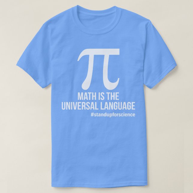 Mathe ist die Universelle Sprache Funny T Shirts S (Design vorne)