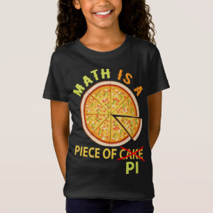 Mathe ist ein Frieden Pizzastufe T-Shirt