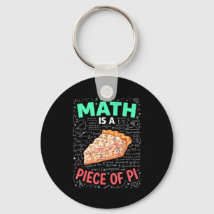 Mathe ist ein Stück Kuchen - Pi-Tag & Mathe-Li Schlüsselanhänger