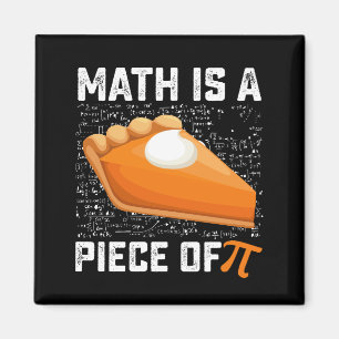 Mathe ist ein Stück Pi Day Pie Mathematik Magnet