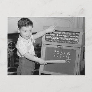 Mathe ist einfach postkarte