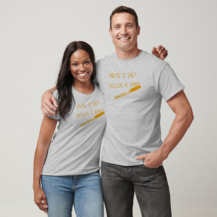 Mathe ist, Hülsen einfach T-Shirt