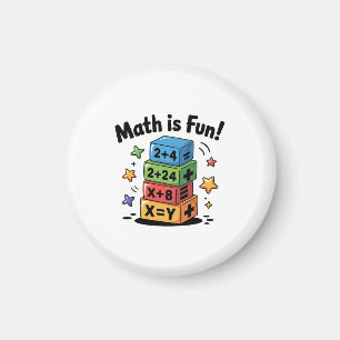 Mathe ist lustige Aufkleber Magnet