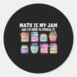 Mathe ist mein Ding und ich bin hier, um es lustig Runder Aufkleber