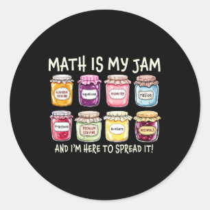 Mathe ist mein Ding und ich bin hier, um es zu ver Runder Aufkleber