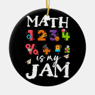 Mathe ist mein Jam Lehrer Bewertung Algebra Equati Keramik Ornament