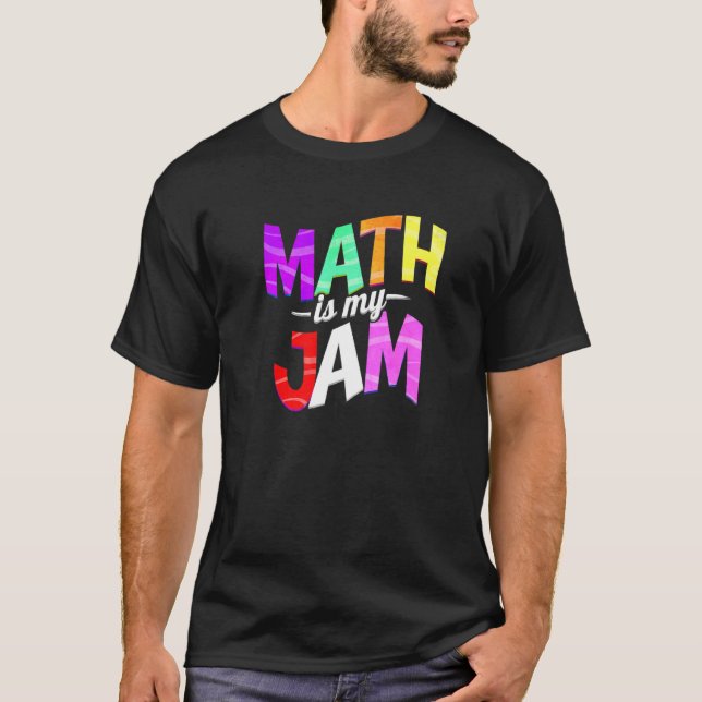 Mathe ist mein Jam - Math Teacher Premium T-Shirt (Vorderseite)