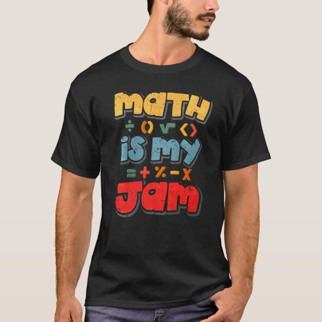 Mathe ist mein Jam T-Shirt (Vorderseite)